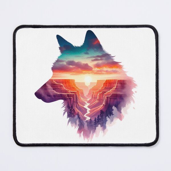 Item preview, Canyon Echo Wolf designed and sold by TeetasticBtque.