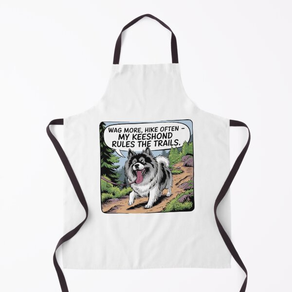 Item preview, Wag More Hike Often Keeshond Dog Hiking Lover designed and sold by CuteDesignables.