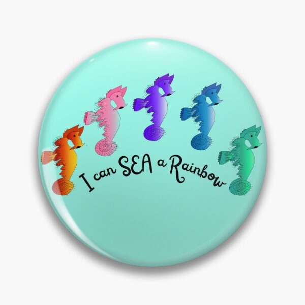 Item preview, I Can Sea a Rainbow Seahorses by Everything Eli designed and sold by EverythingEli.