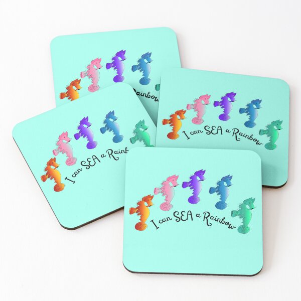 Item preview, I Can Sea a Rainbow Seahorses by Everything Eli designed and sold by EverythingEli.