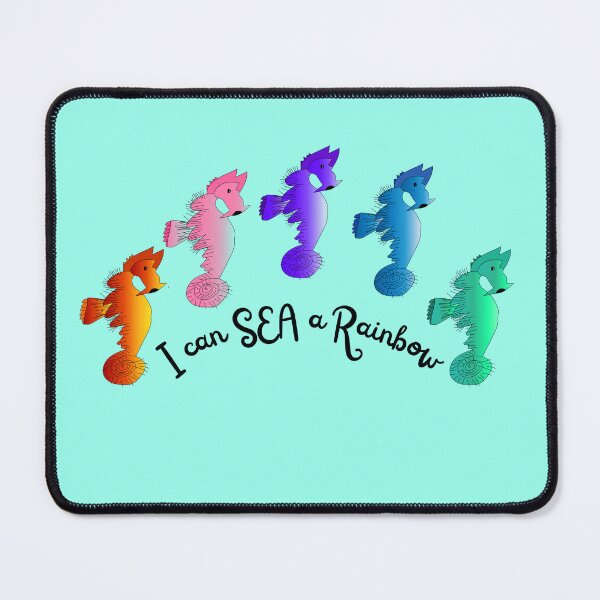 Item preview, I Can Sea a Rainbow Seahorses by Everything Eli designed and sold by EverythingEli.