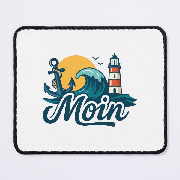 Item preview, Moin – Maritime design with anchors, seagulls & the sea | North Sea Design designed and sold by Jawoahl.
