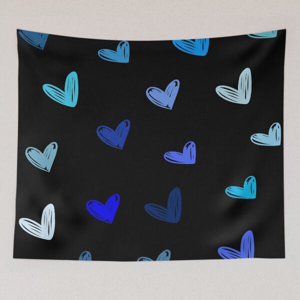Item preview, Pack of Blue Hearts - Shapes Edition designed and sold by LittleFilmStore.