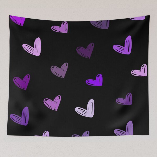 Item preview, Pack of Purple Hearts - Shapes Edition designed and sold by LittleFilmStore.
