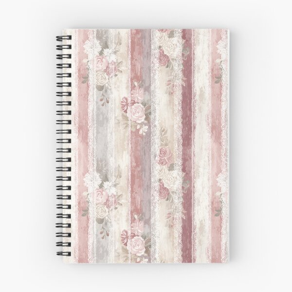 Item preview, Dusty Rose Stripe & Lace designed and sold by Boddicca.