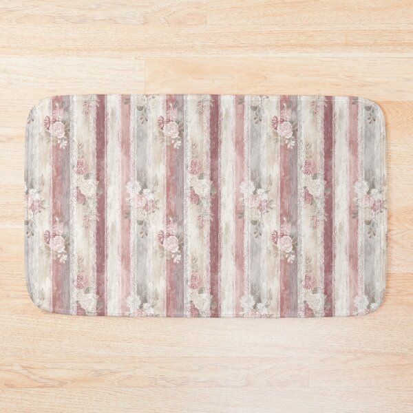 Item preview, Dusty Rose Stripe & Lace designed and sold by Boddicca.