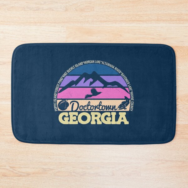 Item preview, Doctortown Georgia Sunset Retro Vintage Local Pride Logo designed and sold by CRHPOD20.