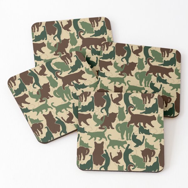 Item preview, Cat~mouflage Forest designed and sold by Arabicat.