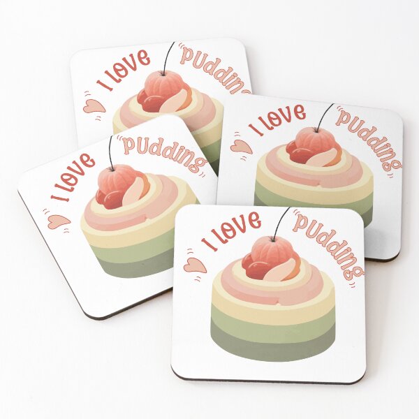 Item preview, Sweet & Soft: I Love Pudding Kawaii Dessert designed and sold by CrazySweets.