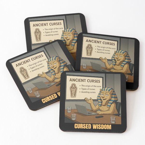 Item preview, Curses and Coffee designed and sold by Motivora.