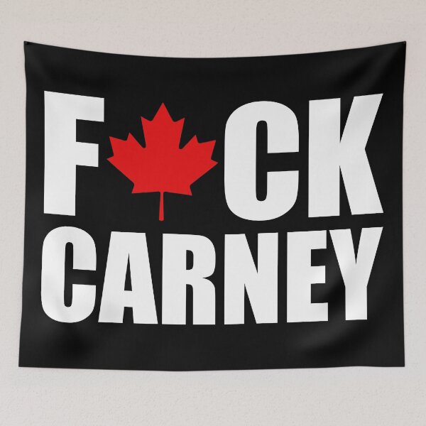Item preview, F*CK CARNEY Anti Carney Protest Design - F*uck Carney Stickers - Canada Strong -Canada First  designed and sold by Eh Plus Designs.