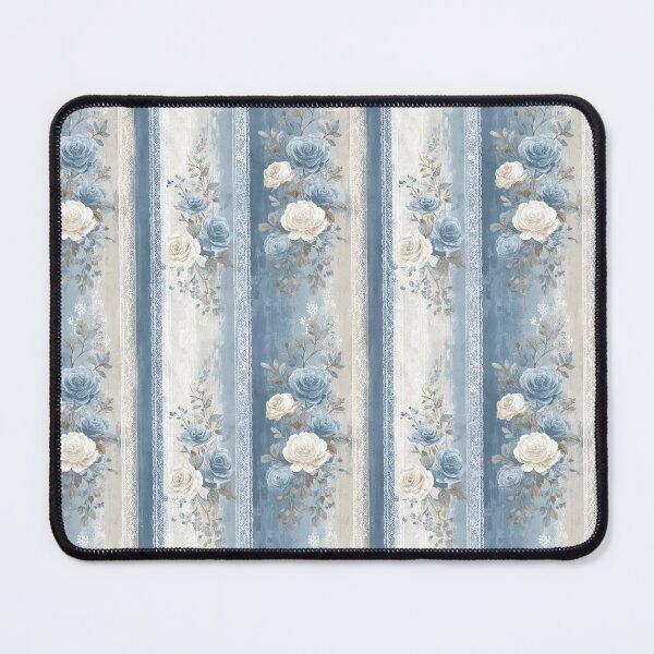 Item preview, Baby Bllue Stripes & Lace designed and sold by Boddicca.