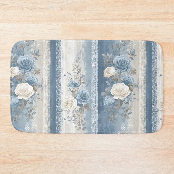 Item preview, Baby Bllue Stripes & Lace designed and sold by Boddicca.