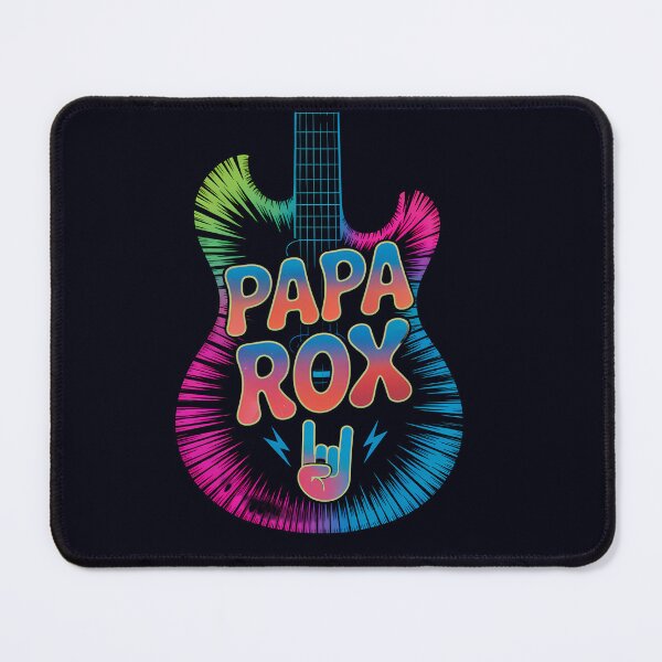 Item preview, Papa Rox Electric Guitar Dad Rock Legend Father's day – Cool Dad designed and sold by Taans-Creation.