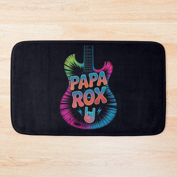 Item preview, Papa Rox Electric Guitar Dad Rock Legend Father's day – Cool Dad designed and sold by Taans-Creation.