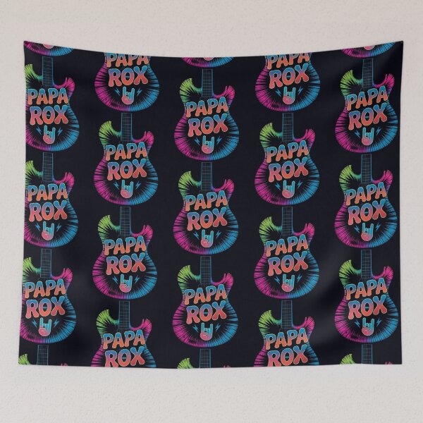 Item preview, Papa Rox Electric Guitar Dad Rock Legend Father's day – Cool Dad designed and sold by Taans-Creation.