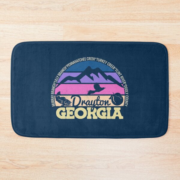 Item preview, Drayton Georgia Sunset Retro Vintage Local Pride Logo designed and sold by CRHPOD20.
