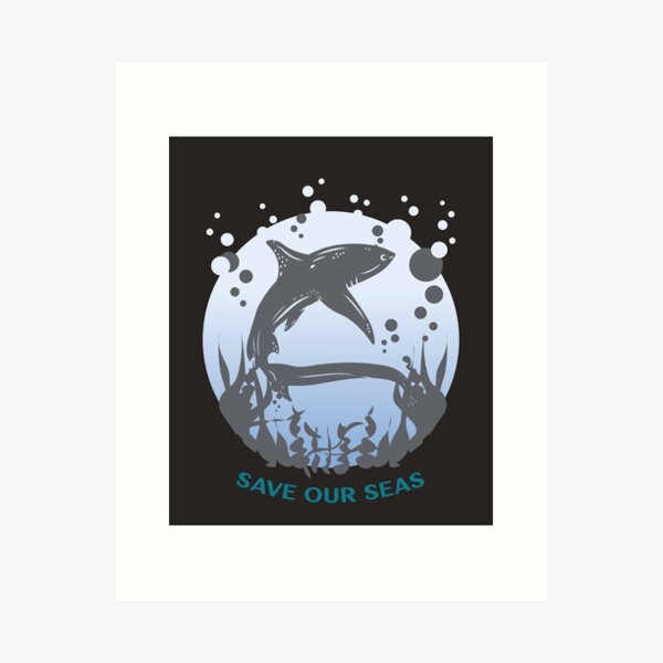Item preview, Save our seas  designed and sold by mysieatthebeach.