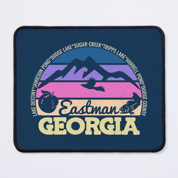 Item preview, Eastman Georgia Sunset Retro Vintage Local Pride Logo designed and sold by CRHPOD20.