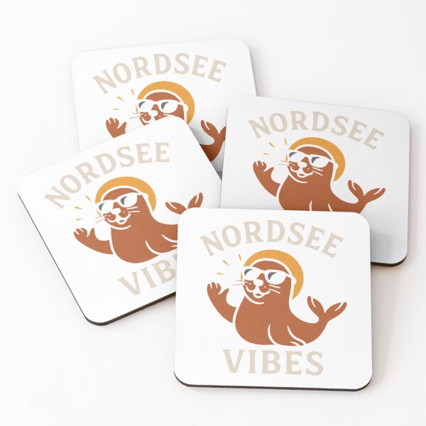 Item preview, North Sea Vibes – Seal Cartoon with Sunglasses & Sun designed and sold by Jawoahl.