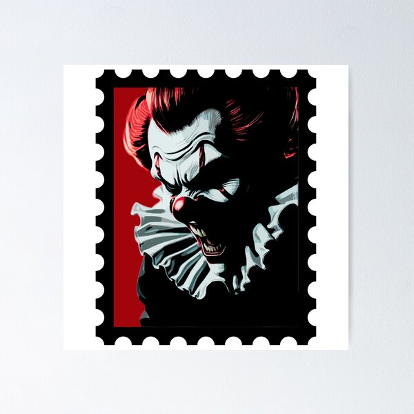 Item preview, Screaming Clown Stamp – Horror Circus designed and sold by UNK-Fatigues.