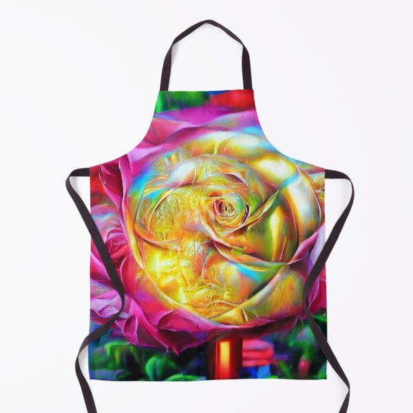 Item preview, Psychedelic Rainbow Rose Bloom Digital Art designed and sold by CASturgill.