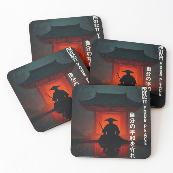 Item preview, Protect Your Peace – Samurai Zen Style designed and sold by OneShirt99.