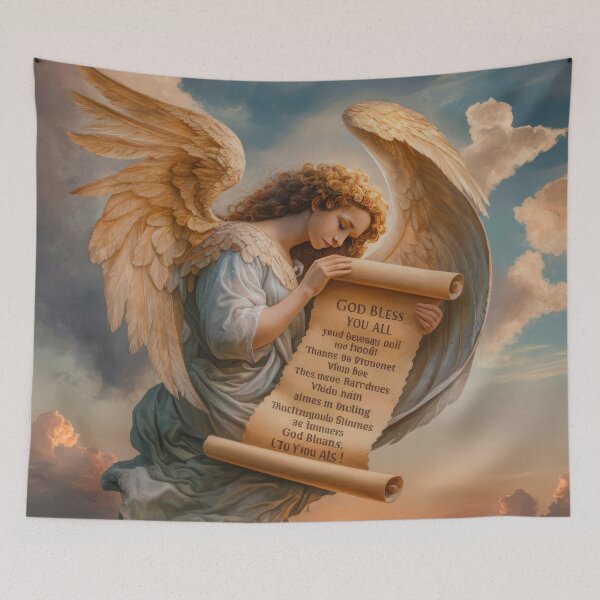 Item preview, Superhero angel  with angelic blessing  in the sky,Angel,angel art,divine power,Superhero designed and sold by Expressions-Sel.