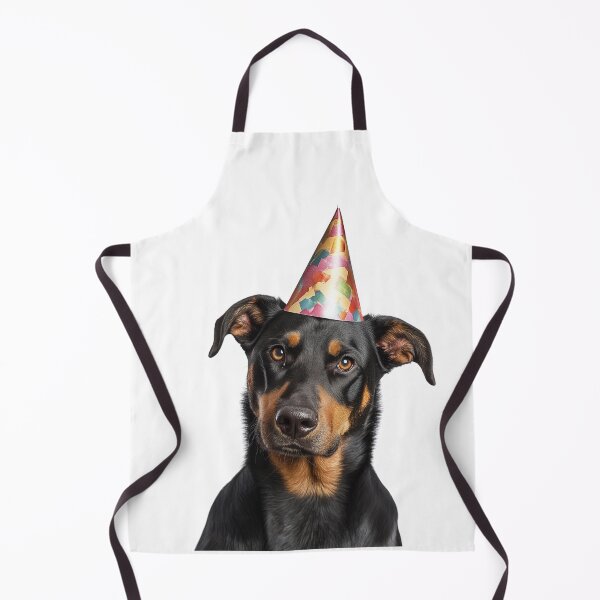 Item preview, Cute Beauceron dog with Party Hat Birthday Celebration designed and sold by LazyOwlStore.