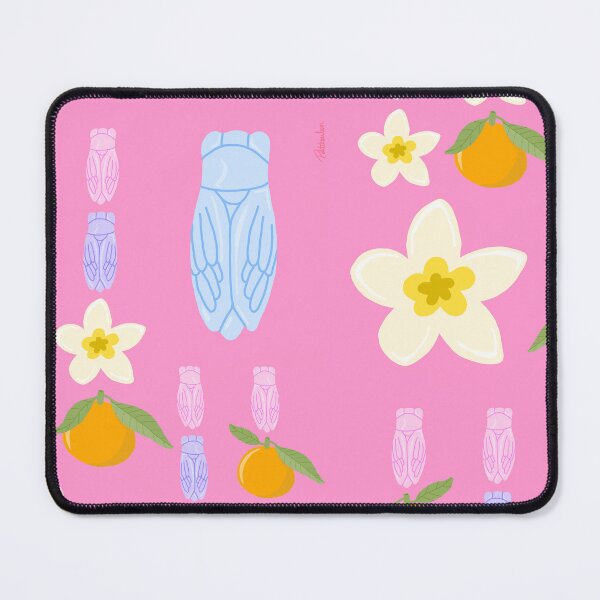 Item preview, Cicadas, Clementines and Summer Flowers designed and sold by petiteToulon.