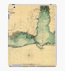 Map Of Mobile 1864 iPad Case/Skin