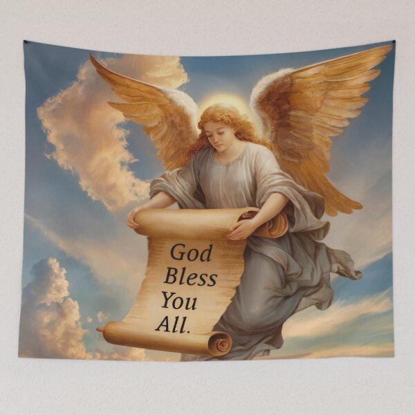 Item preview, Superhero angel  with angelic blessing  in the sky,Angel,angel art,divine power,Superhero designed and sold by Expressions-Sel.