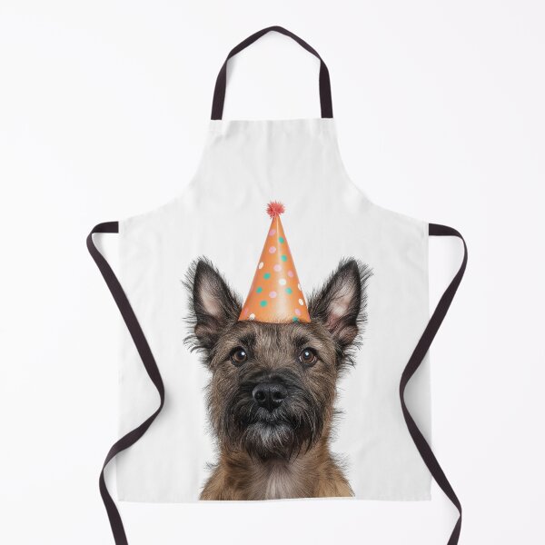 Item preview, Cute Belgian Laekenois dog with Party Hat Birthday Celebration designed and sold by LazyOwlStore.