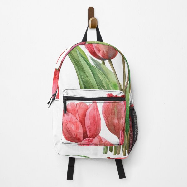 Item preview, Red tulips watercolor style designed and sold by Sunakokookkook.