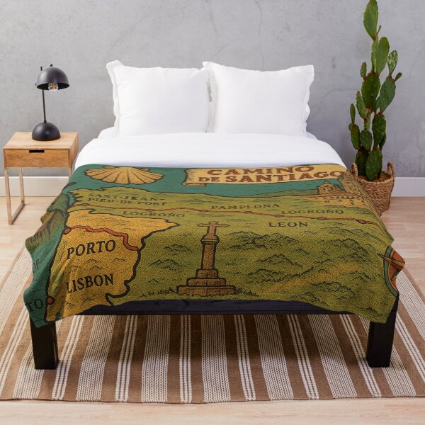 Item preview, vintage hiking map Way of St. James designed and sold by Mauswohn.