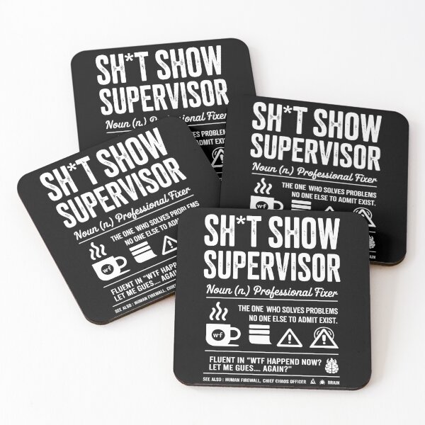 Item preview, Shit show supervisor designed and sold by MyFishka.