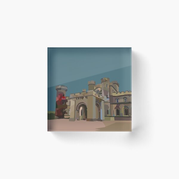 Eastnor Castle, Herefordshire, Revival Medieval by Chris Corish Acrylic Block