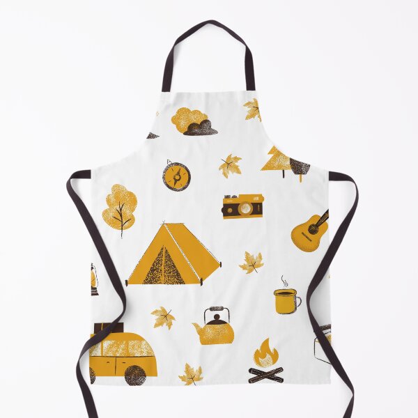 Item preview, Autumn camping clipart set with hand-drawn elements. designed and sold by mug&more station.