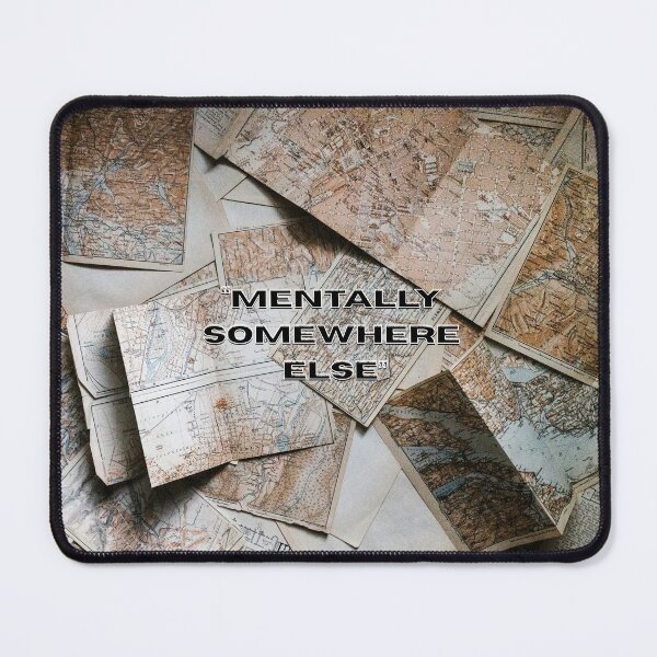 Item preview, “Mentally Somewhere Else” designed and sold by Froggysmerch.