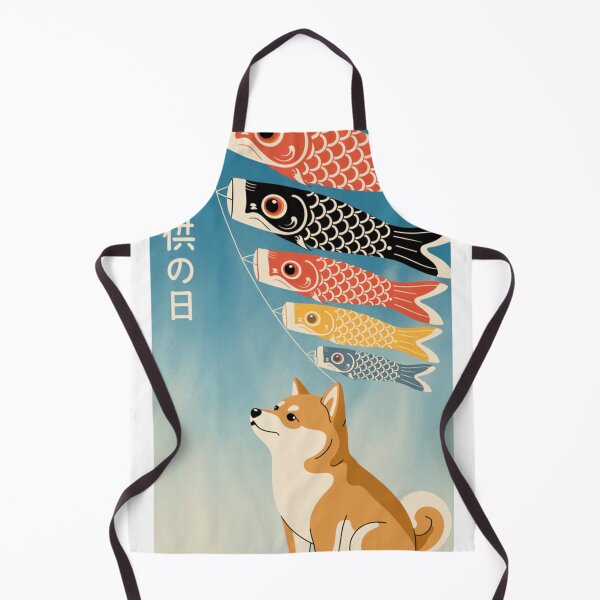 Item preview, Dog with Koi Flags designed and sold by SignumShop.