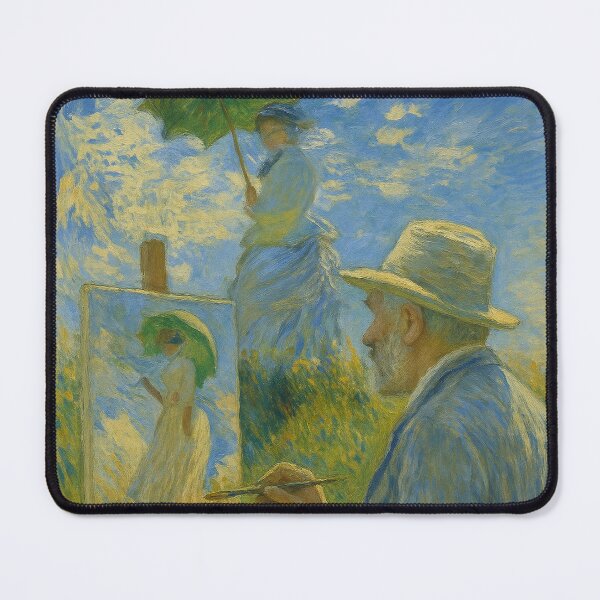 Item preview, Monet Painting a Woman with a Parasol designed and sold by giant_ani.
