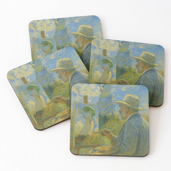 Item preview, Monet Painting a Woman with a Parasol designed and sold by giant_ani.
