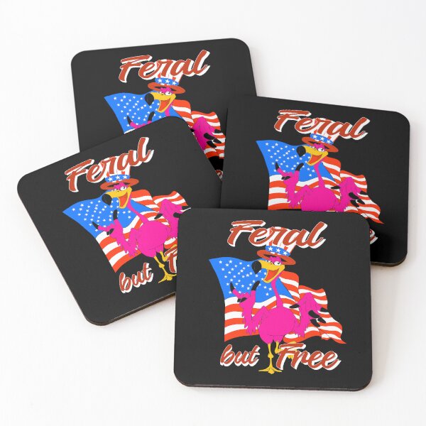 Item preview, Feral But Free 4th of July  designed and sold by TheEndDesign.
