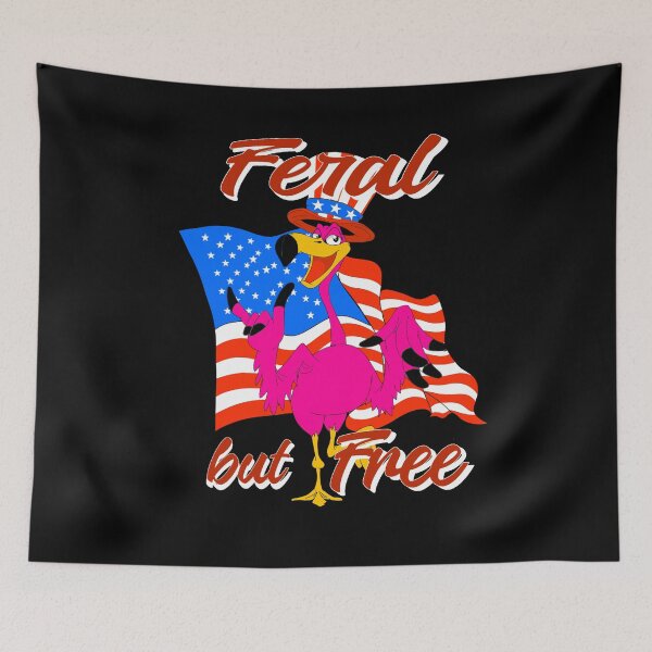 Item preview, Feral But Free 4th of July  designed and sold by TheEndDesign.