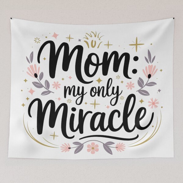 Item preview, MOM: My Only Miracle – Heartfelt Mother’s Day Gift designed and sold by Rajasekar.