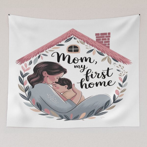 Item preview, Mom, My First Home – A Heartfelt Mother's Day Gift designed and sold by Rajasekar.