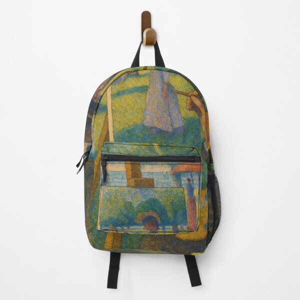 Item preview, Seurat Painting a Park Scene in Pointillism designed and sold by giant_ani.