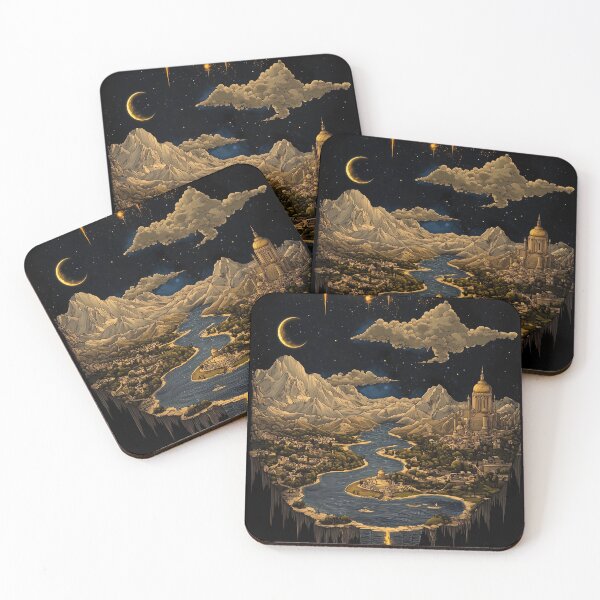 Item preview, Magical Night Sky Beneath the Stars designed and sold by DreamiCanvas.