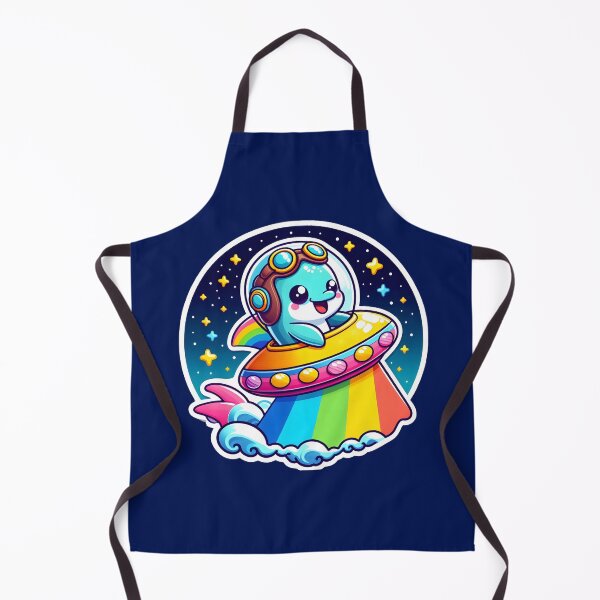 Item preview, UFO Rainbow Dolphin designed and sold by ArtistEmbrace.