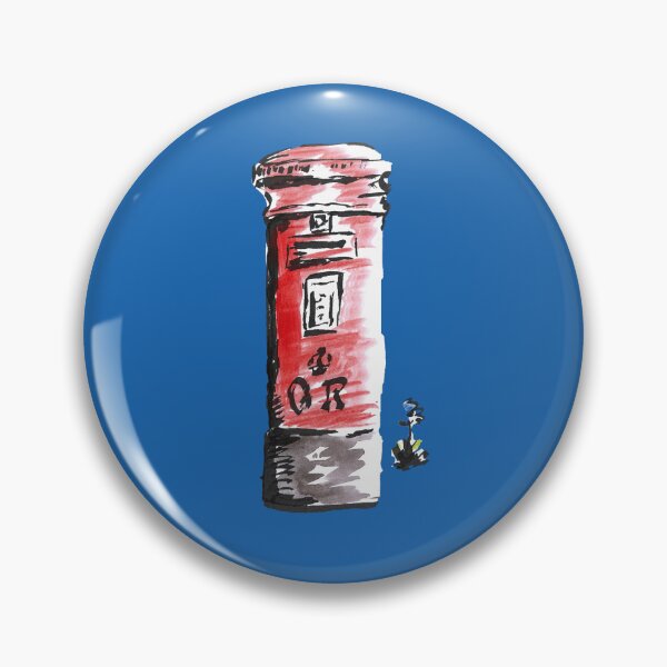 Item preview, Cartoon of English post box designed and sold by iancoppack.